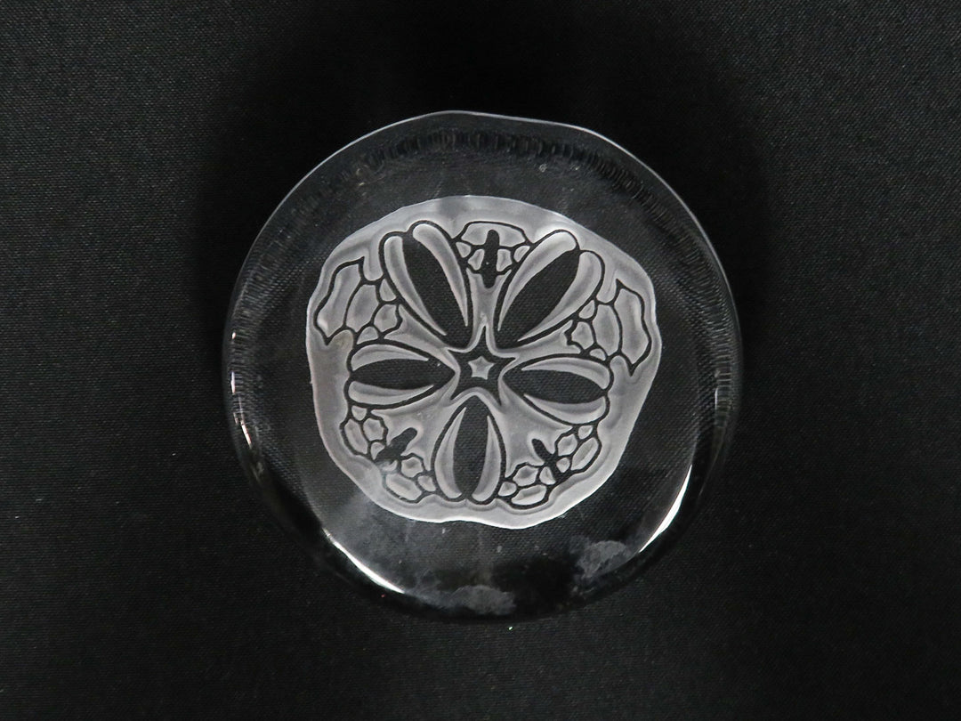 Clear Glass Paperweight