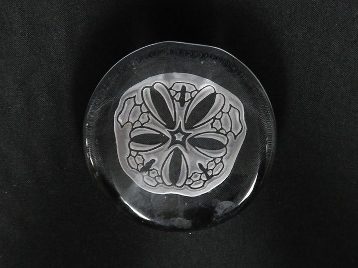 Clear Glass Paperweight