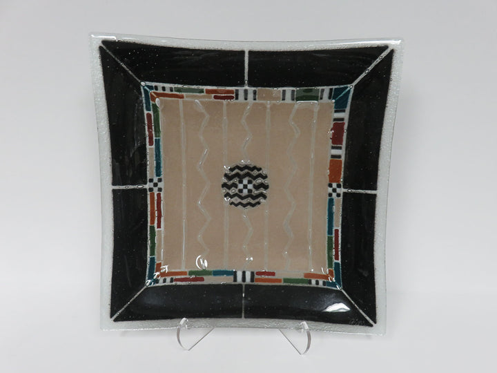 Peggy Karr Fused Glass Plate