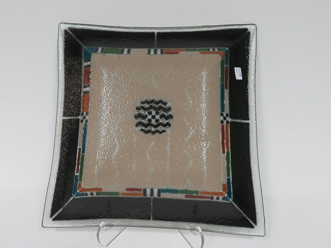 Peggy Karr Fused Glass Plate