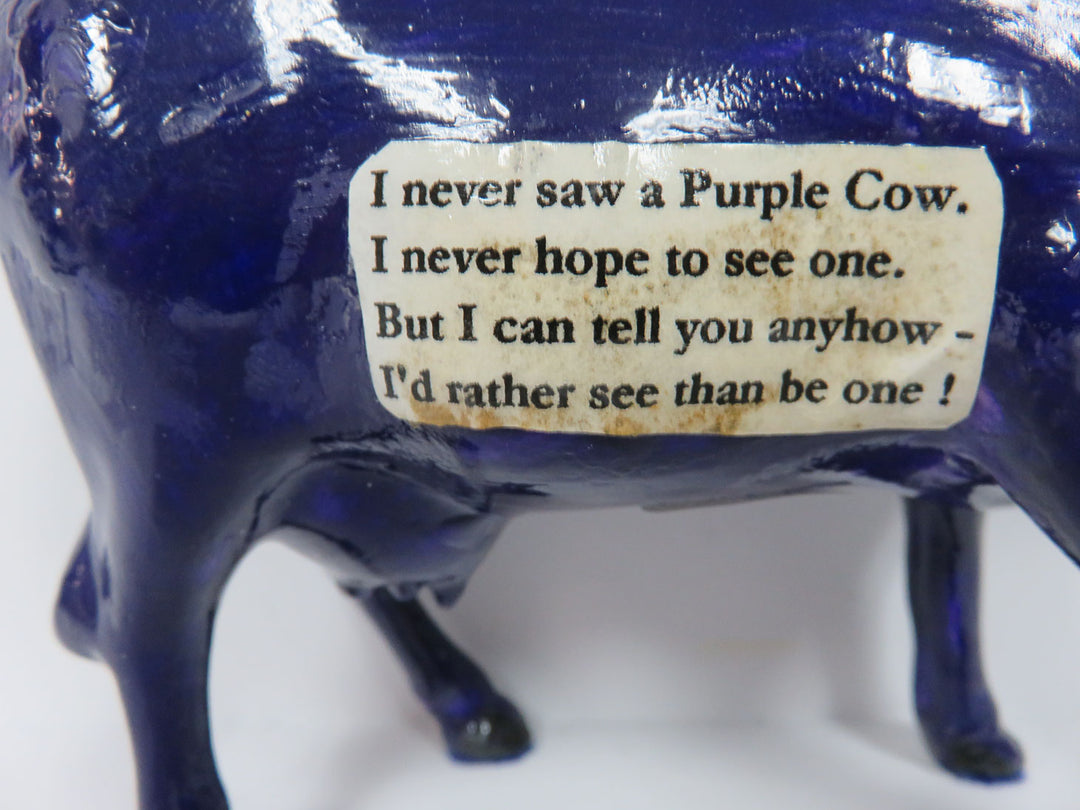 Whimsical Cow Figurine