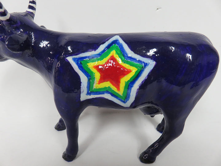 Whimsical Cow Figurine