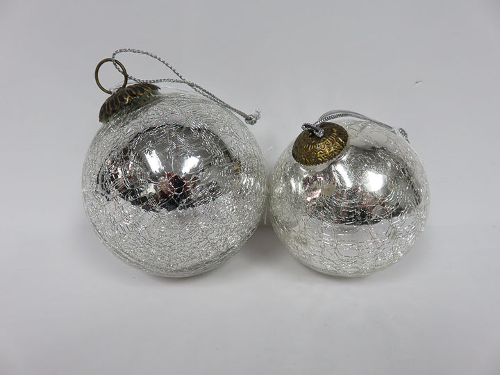 Silver Christmas Ornaments