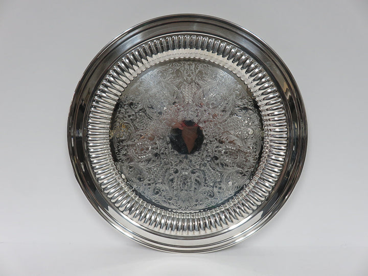 Leonard Silverplated Platter