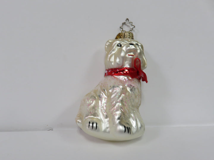 Radko Westie Puppy Ornament