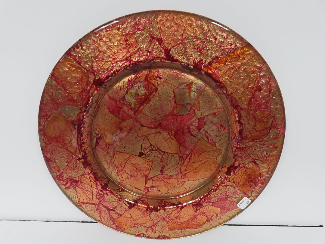 Art Glass Serving Plate