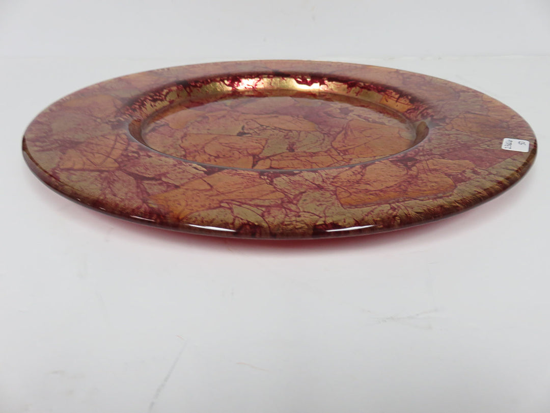 Art Glass Serving Plate