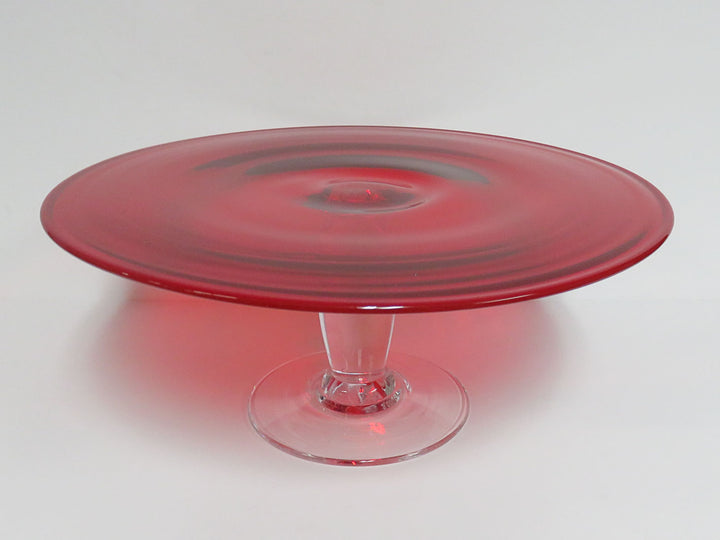 Pedestal Glass Cake Plate