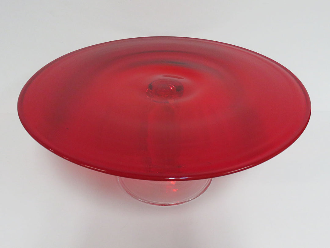 Pedestal Glass Cake Plate
