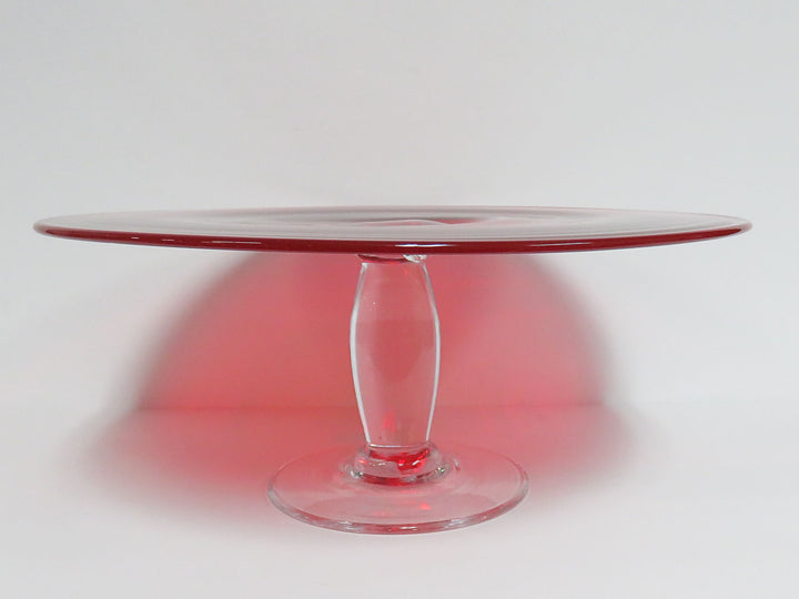 Pedestal Glass Cake Plate