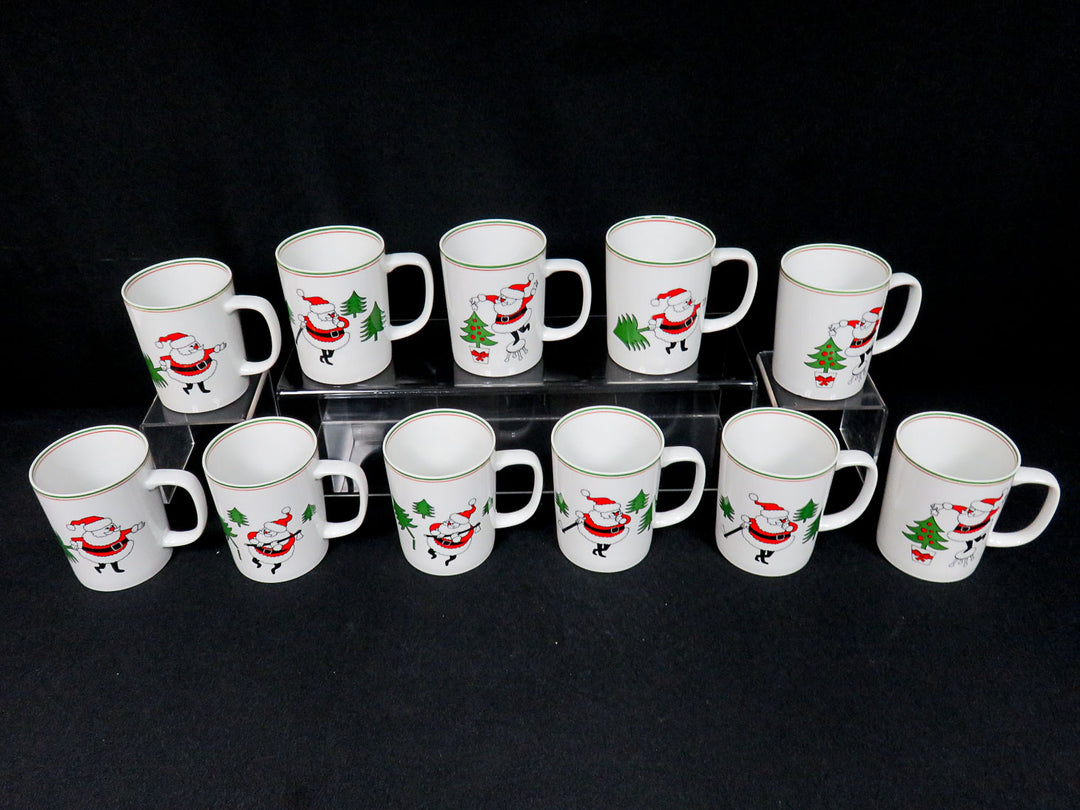 Fitz & Floyd Christmas Tree Mugs