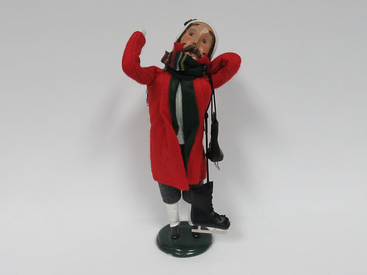 Byers Choice Male Skating Caroler