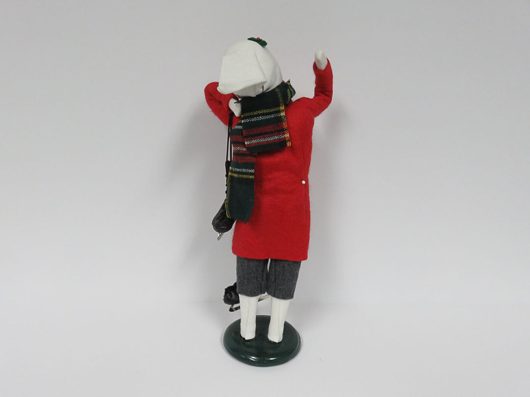 Byers Choice Male Skating Caroler