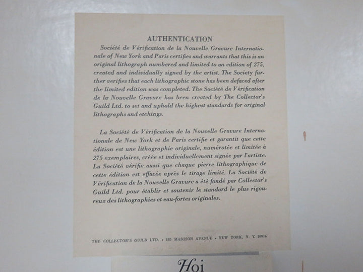 Hoi Lebadang Lithograph