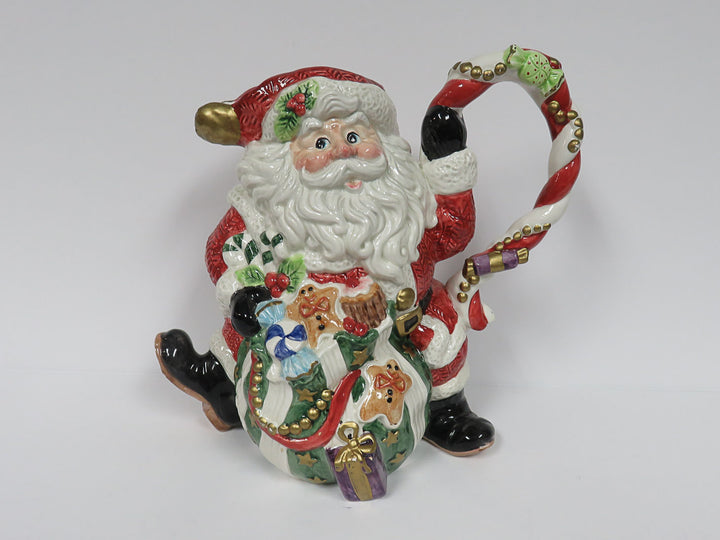 Fitz & Floyd Sugar Plum Santa Pitcher
