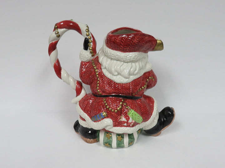 Fitz & Floyd Sugar Plum Santa Pitcher