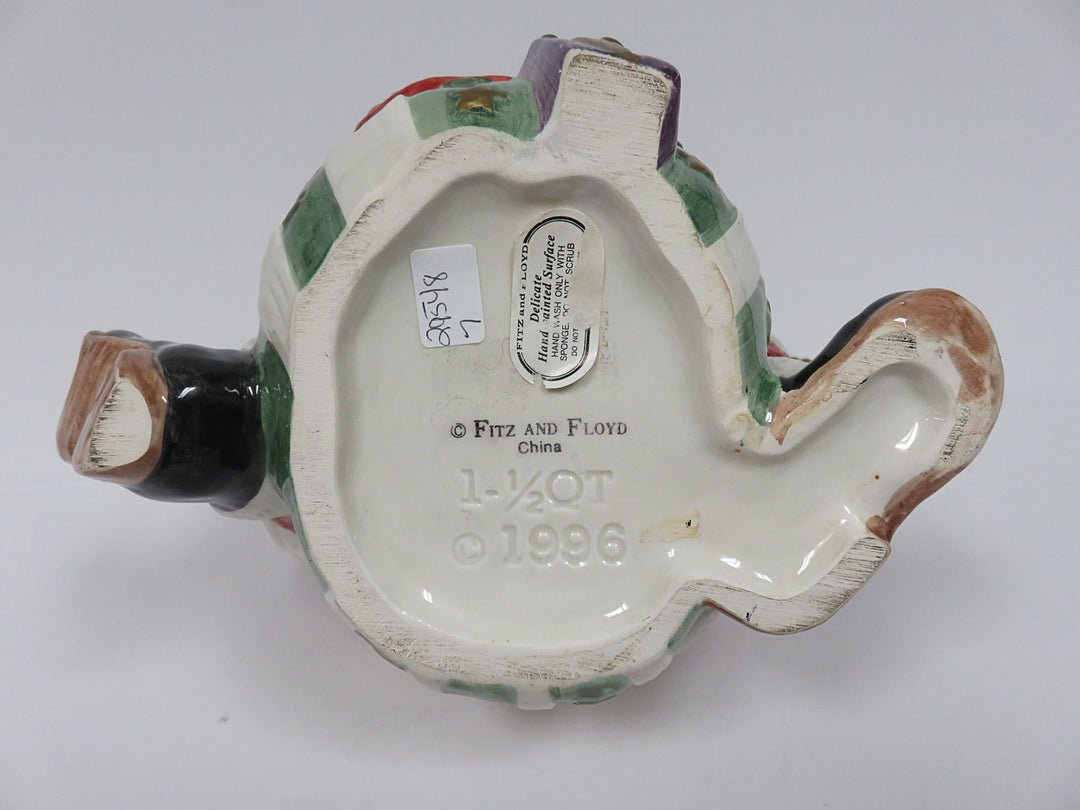 Fitz & Floyd Sugar Plum Santa Pitcher