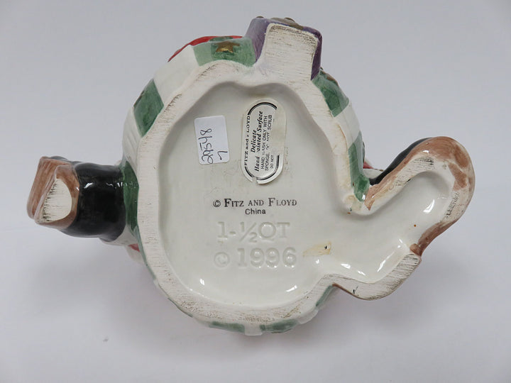 Fitz & Floyd Sugar Plum Santa Pitcher