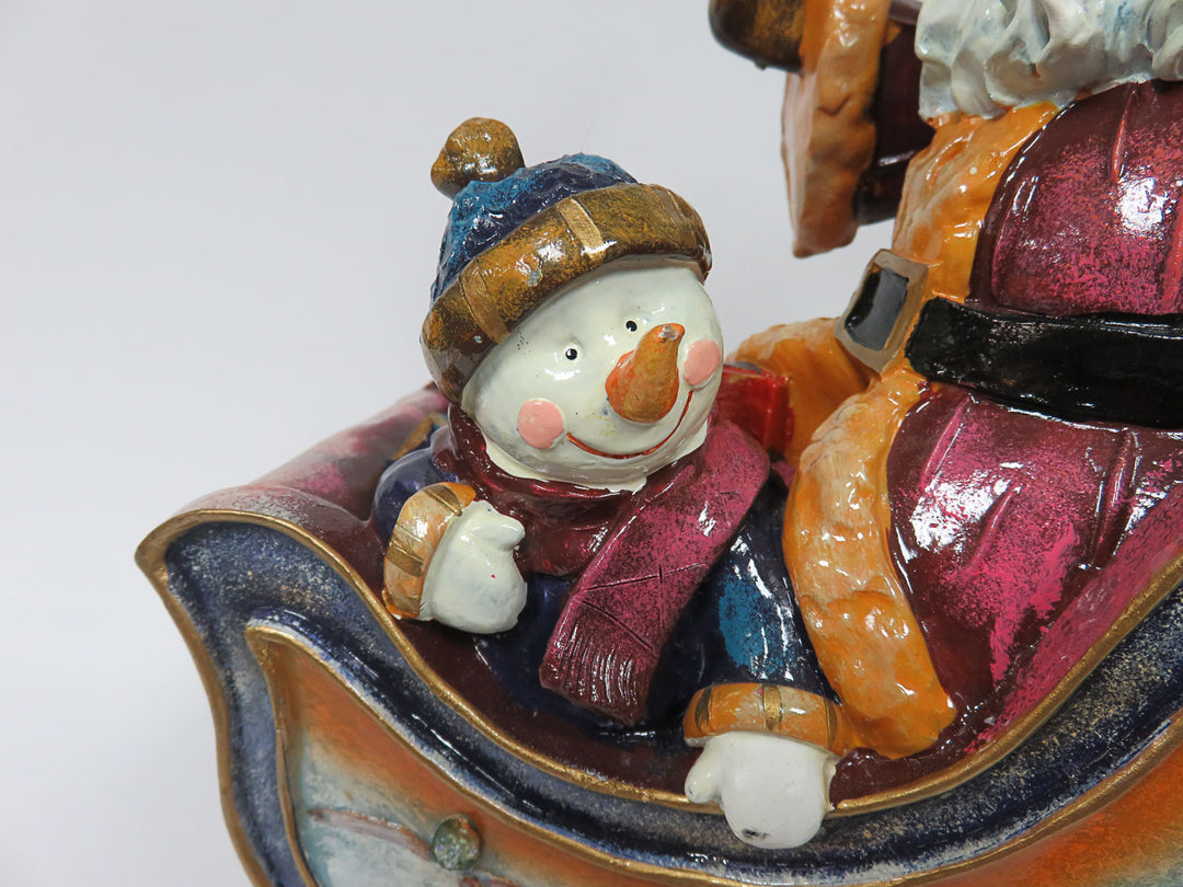 Santa in Sleigh Table Decoration