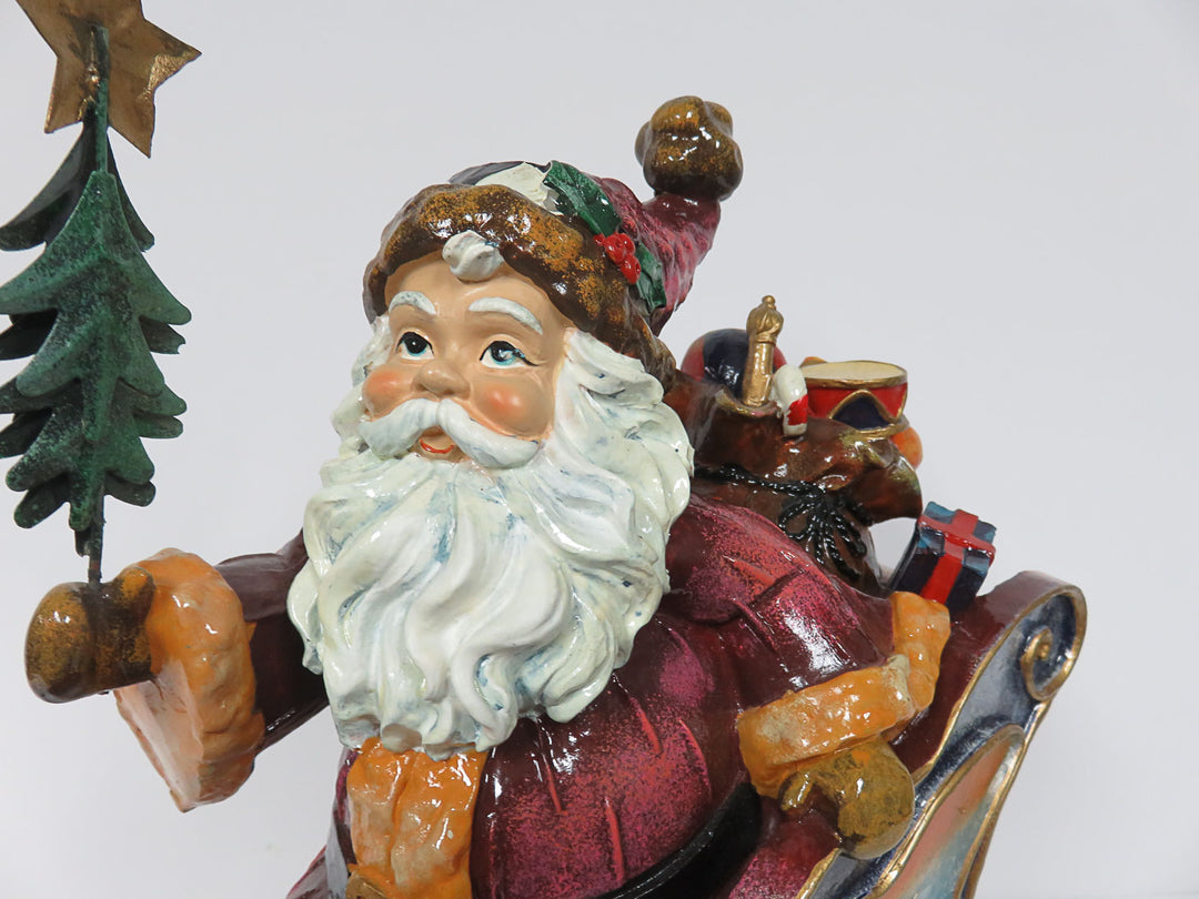 Santa in Sleigh Table Decoration