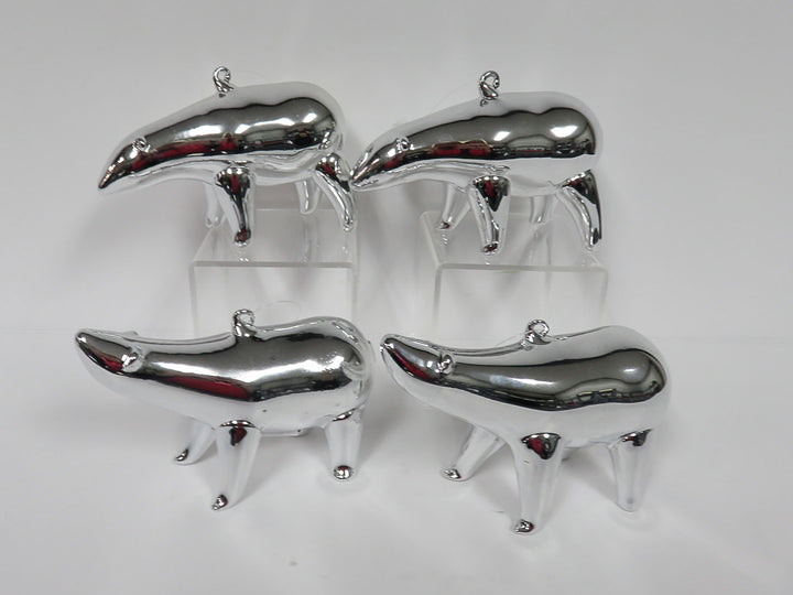 Crate & Barrel Polar Bear Ornaments