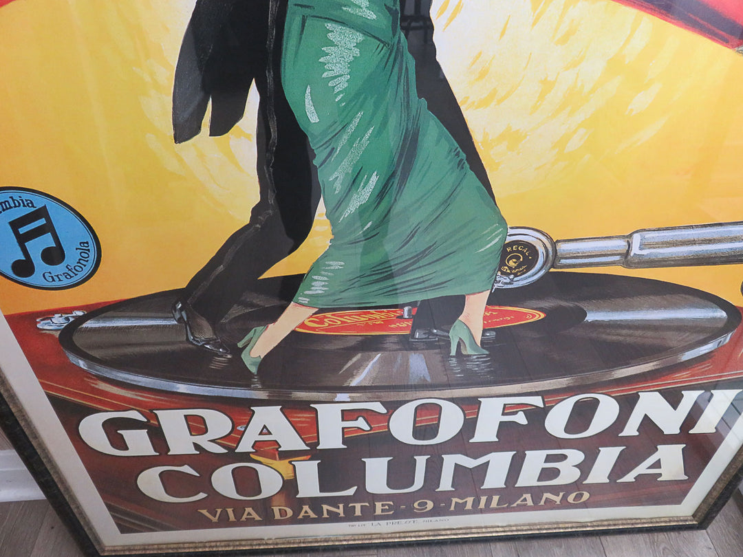 Italian Gramophone Poster Print