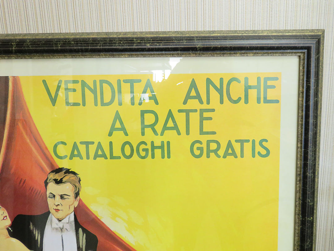 Italian Gramophone Poster Print