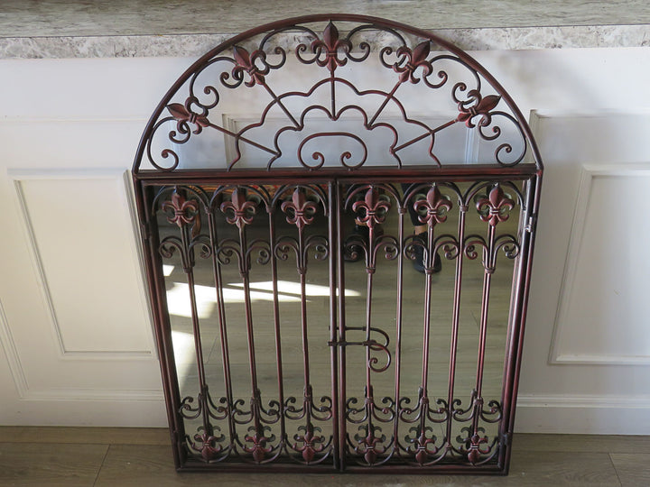 Brown Metal Melva Mirror