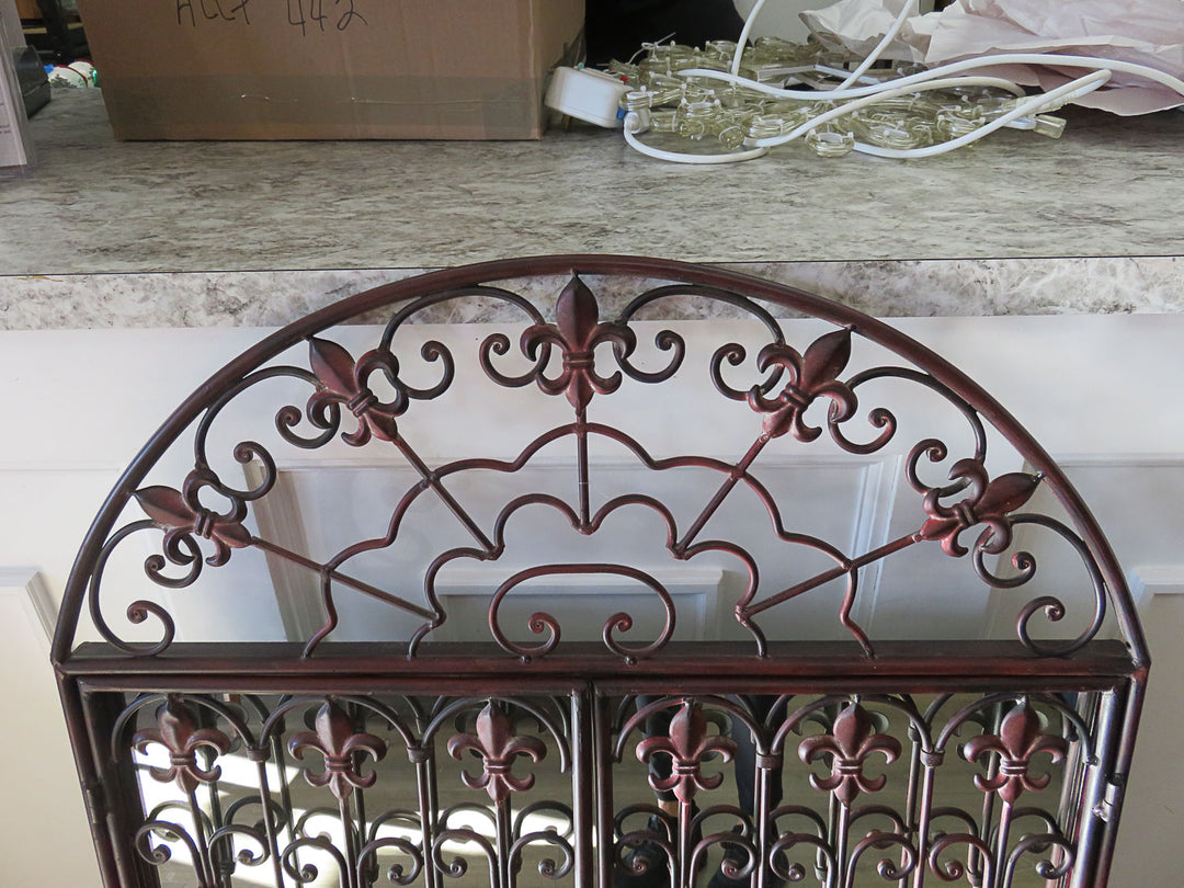 Brown Metal Melva Mirror