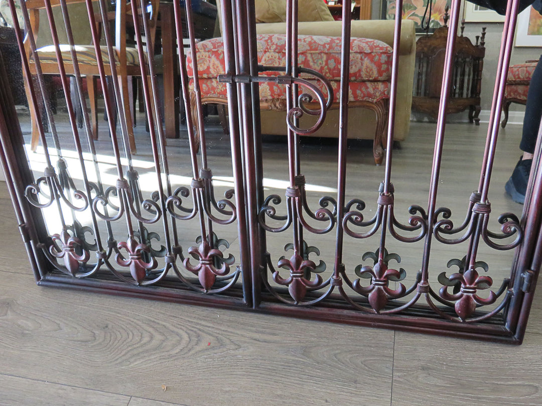 Brown Metal Melva Mirror