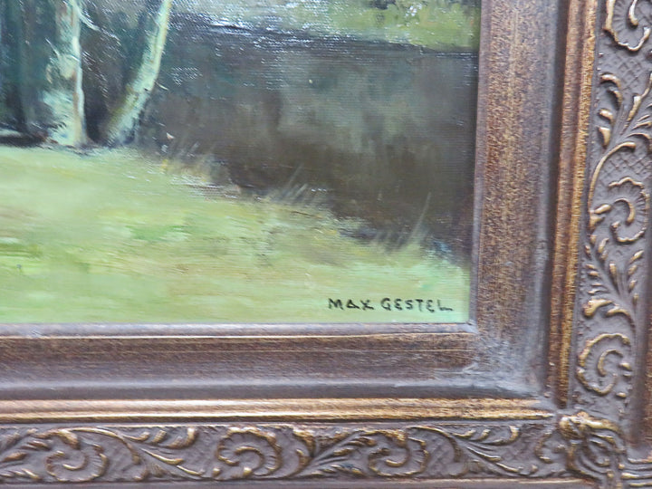 Max Gestel Original Oil Painting