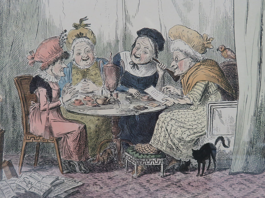 Print of Women in Living Room