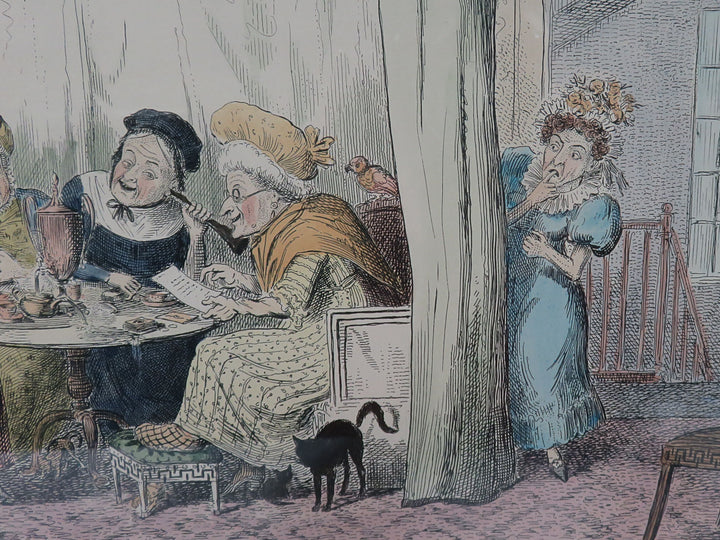 Print of Women in Living Room