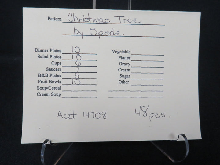 Spode Christmas China Set