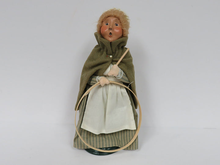 Byers Choice Girl with Hoop