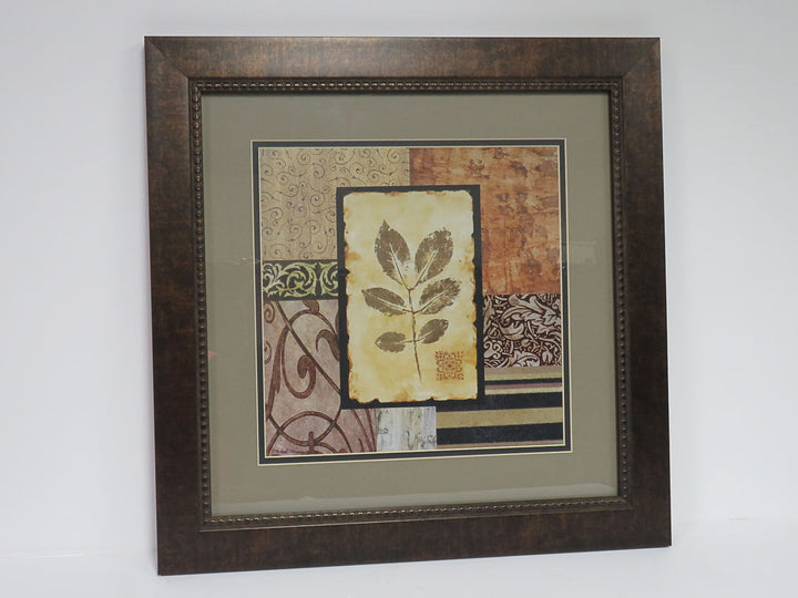 Geometric Leaf Print