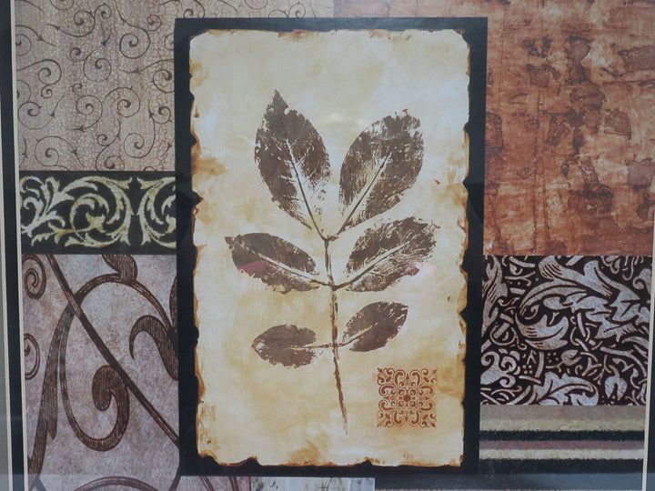 Geometric Leaf Print