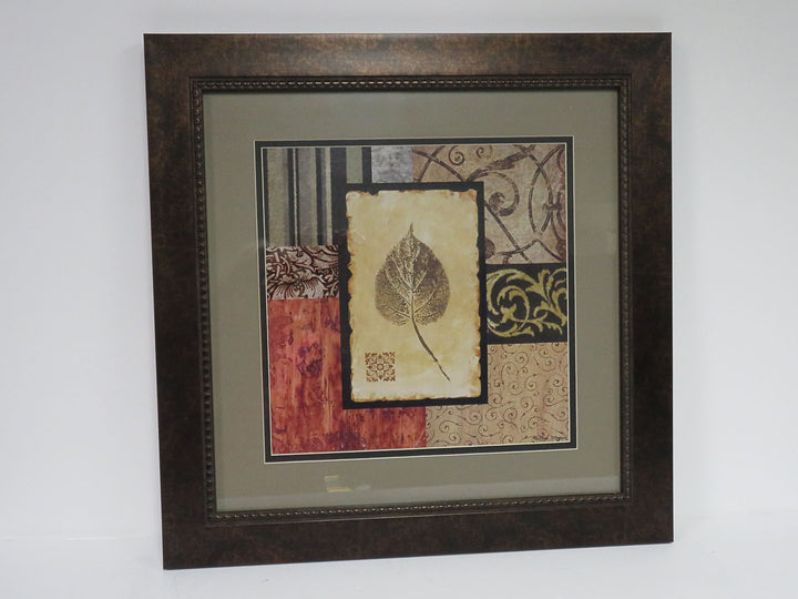 Geometric Leaf Print