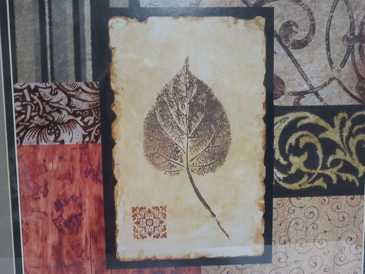 Geometric Leaf Print