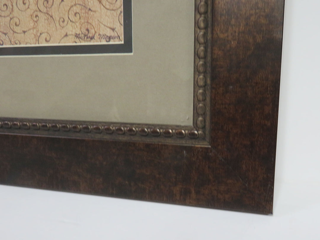 Geometric Leaf Print