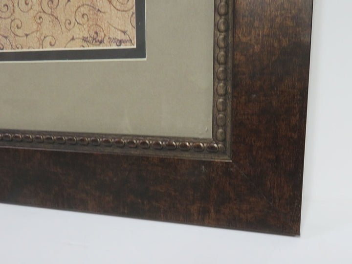 Geometric Leaf Print