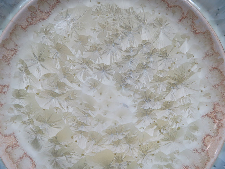 Artisan Crafted Crystalline Bowl