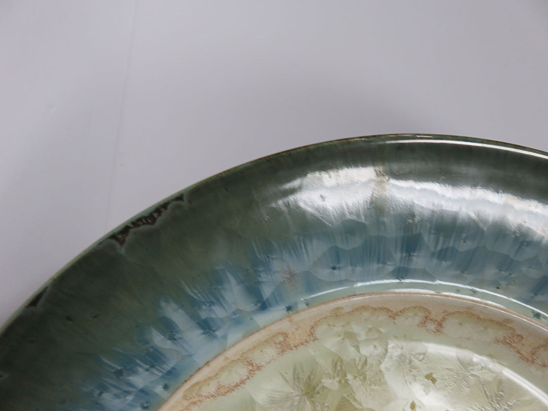 Artisan Crafted Crystalline Bowl