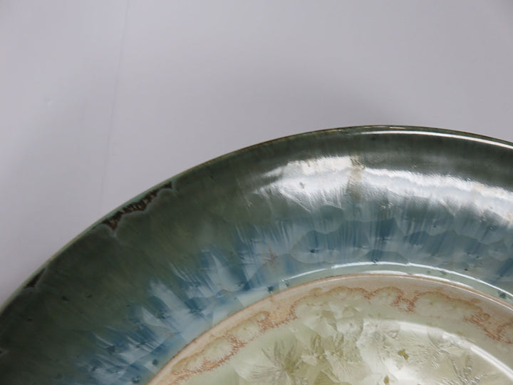 Artisan Crafted Crystalline Bowl