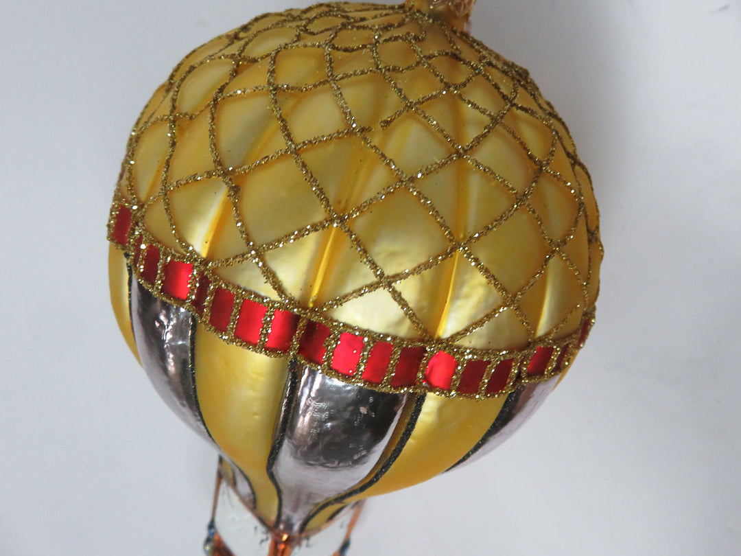 Christmas Hot Air Balloon Ornament