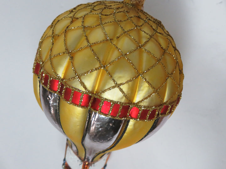Christmas Hot Air Balloon Ornament