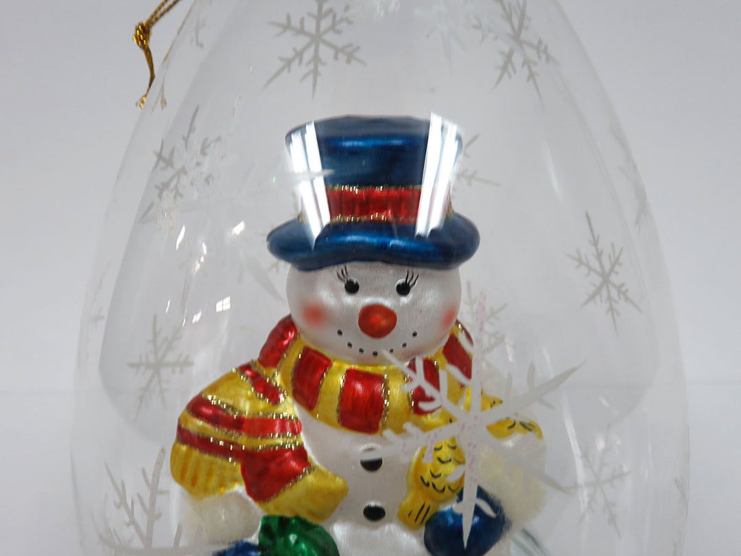 Sorelle Blown Glass Snowman