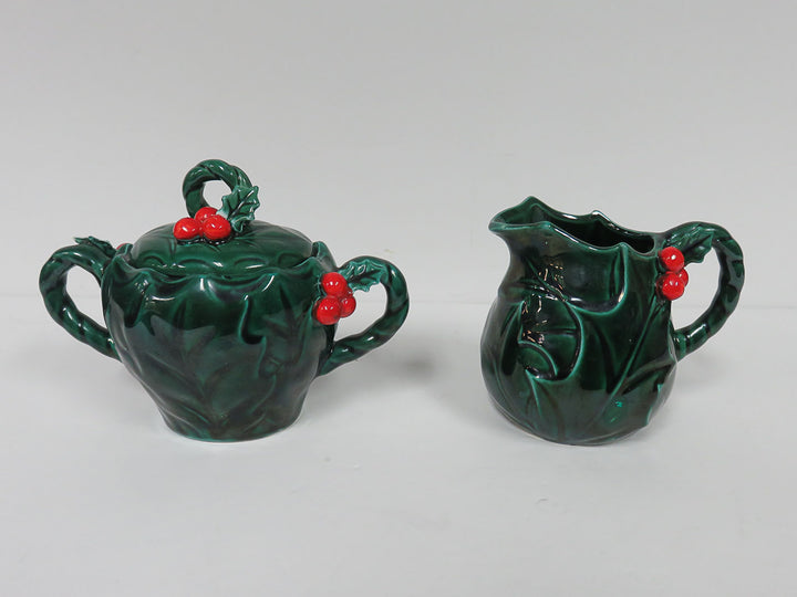 Lefton Christmas Cream and Sugar