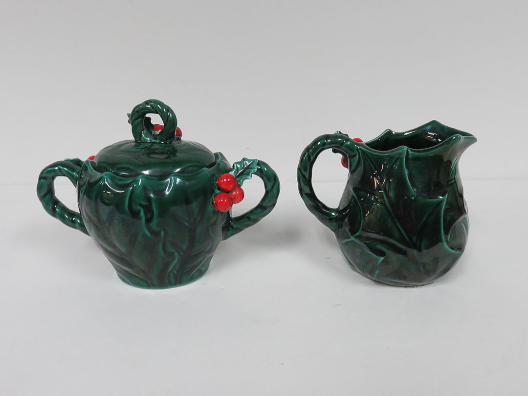 Lefton Christmas Cream and Sugar