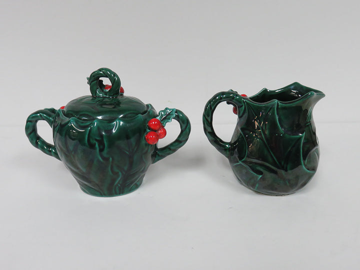 Lefton Christmas Cream and Sugar